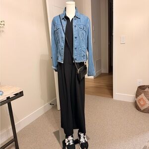 Athleta Black Sleeveless Jumpsuit